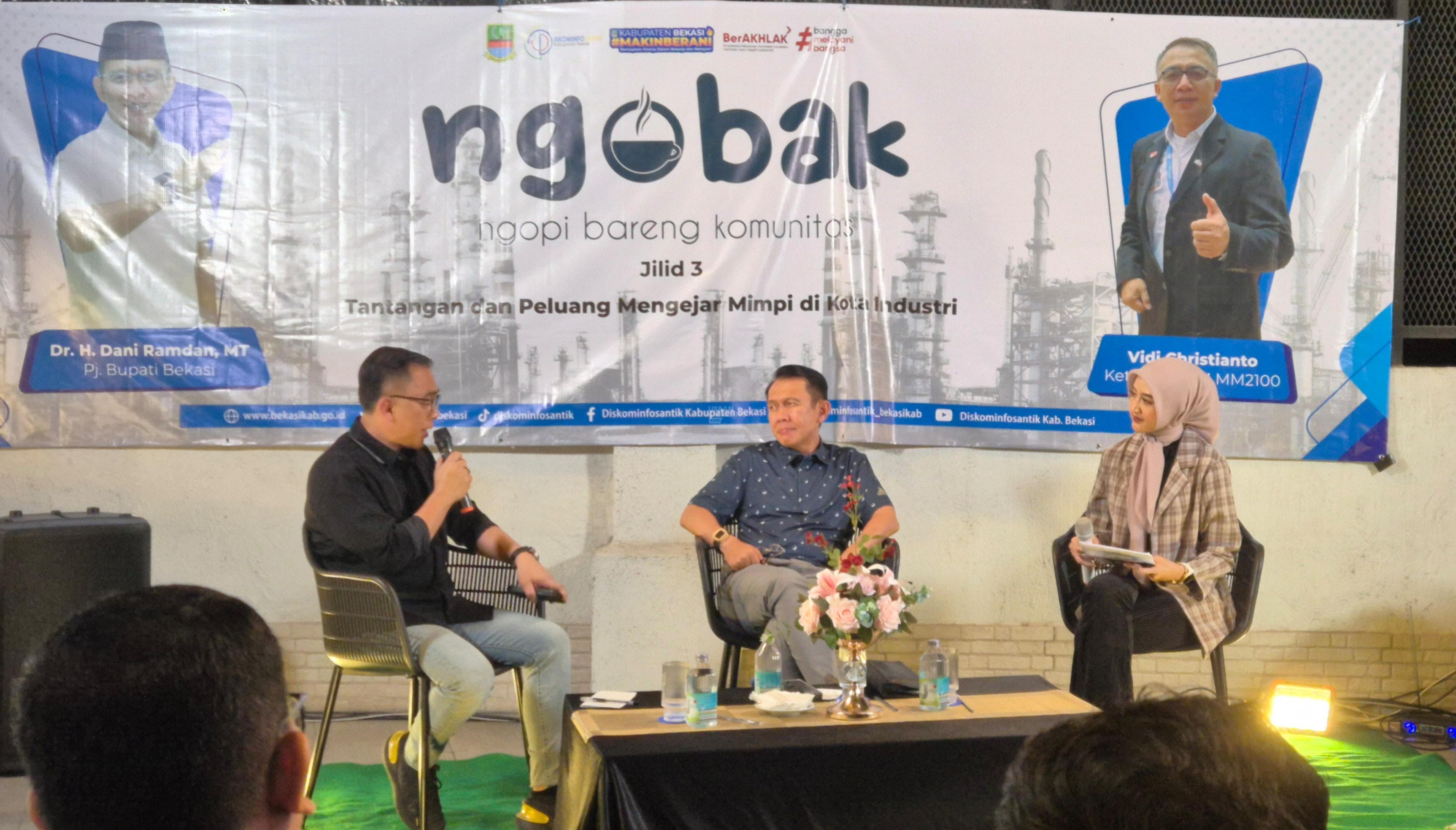 Diskominfosantik gelar Ngobak Jilid 3: Tantangan dan Peluang Mengejar Mimpi di Kota Industri