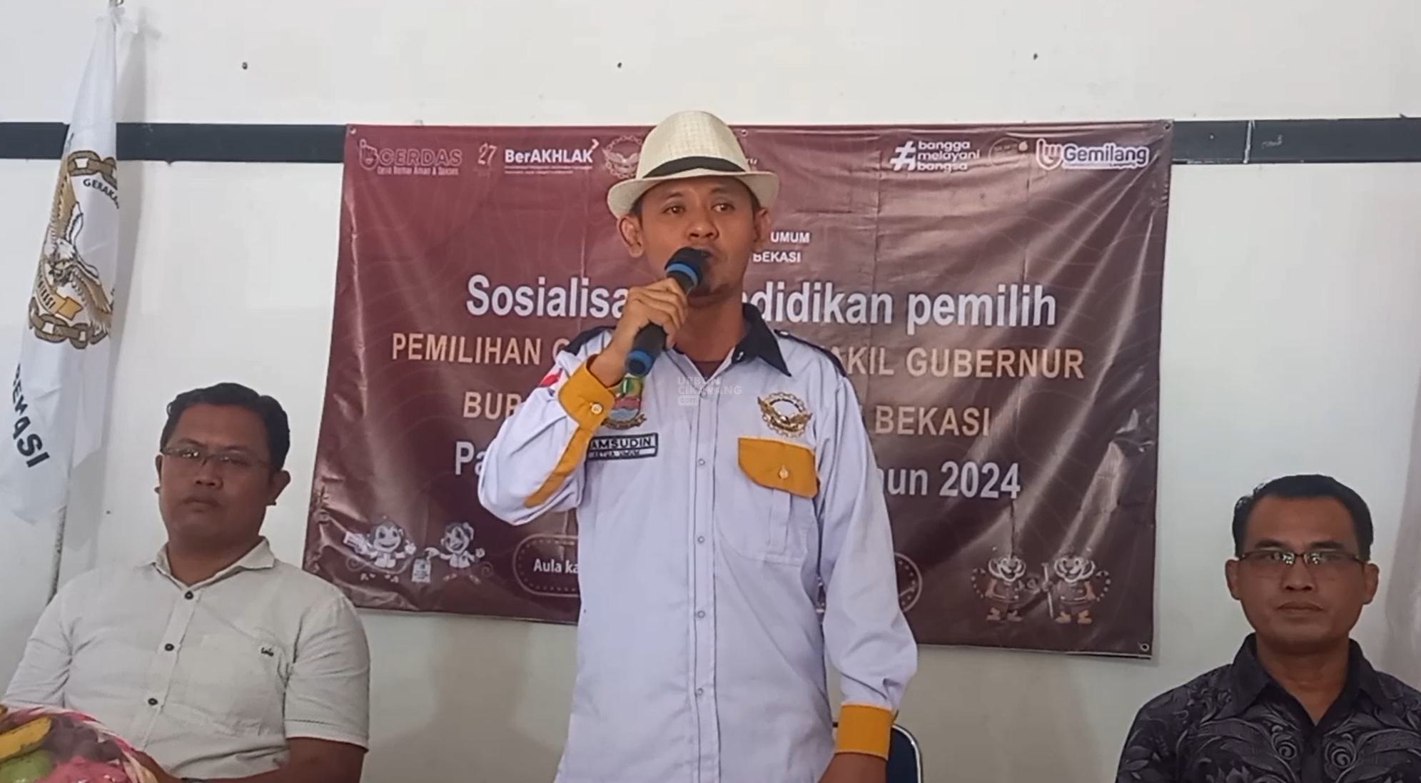 LSM Garda Bekasi Jalin Kolaborasi dengan KPU Gelar Sosialisasi Pendidikan Pemilih
