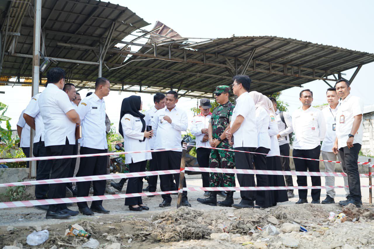 Plt Bupati Bekasi Tegaskan Perbaikan Jembatan CBL dan Titik Longsor Jadi Prioritas