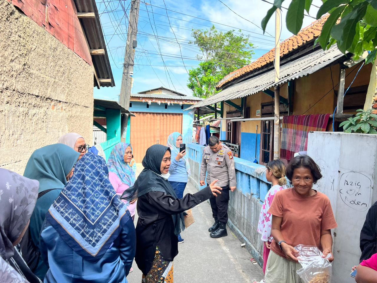 Tak Gentar Berantas Narkoba, Bunda Kapolres Turun Langsung Pimpin Operasi Senyap di Kampung Kavling