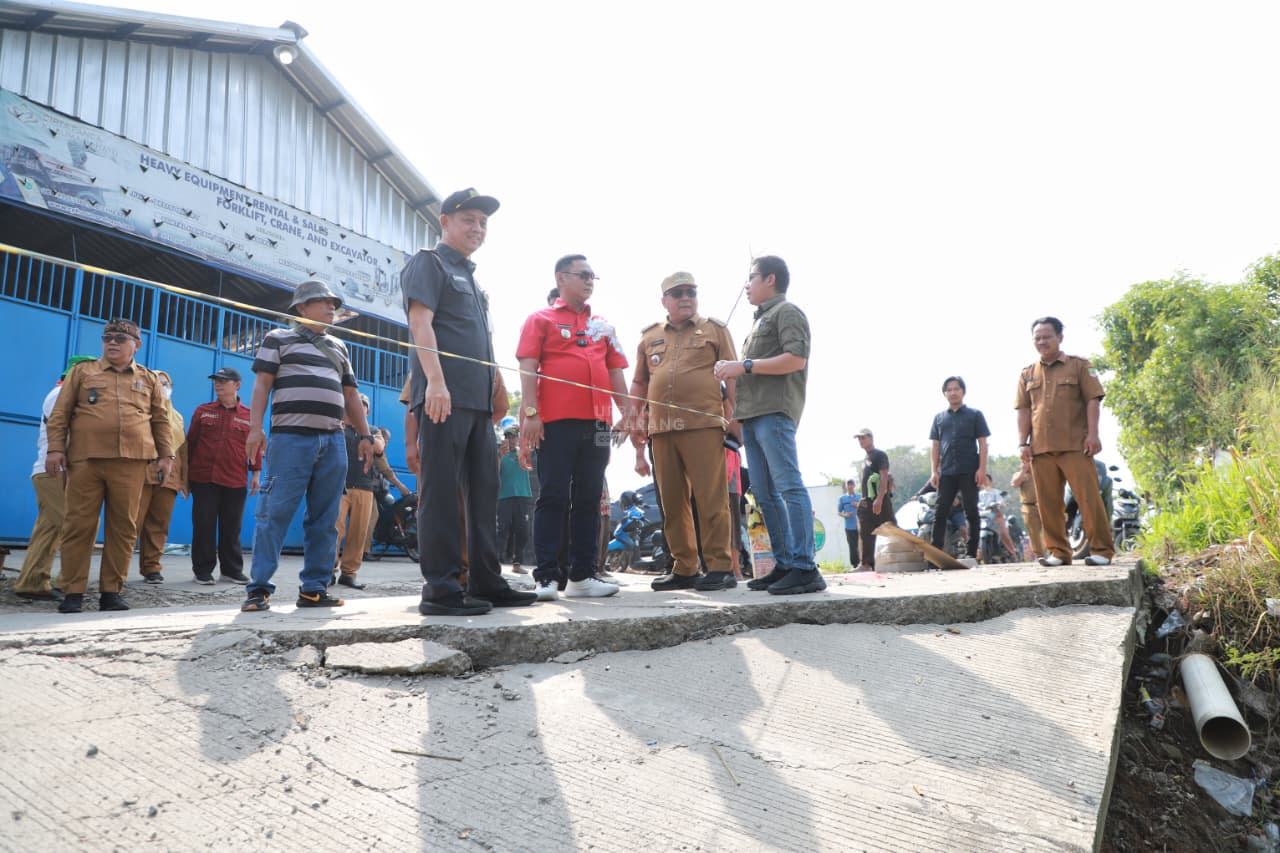 Plt Bupati Pastikan Tiga Titik Jalan Amblas di CBL Segera Diperbaiki