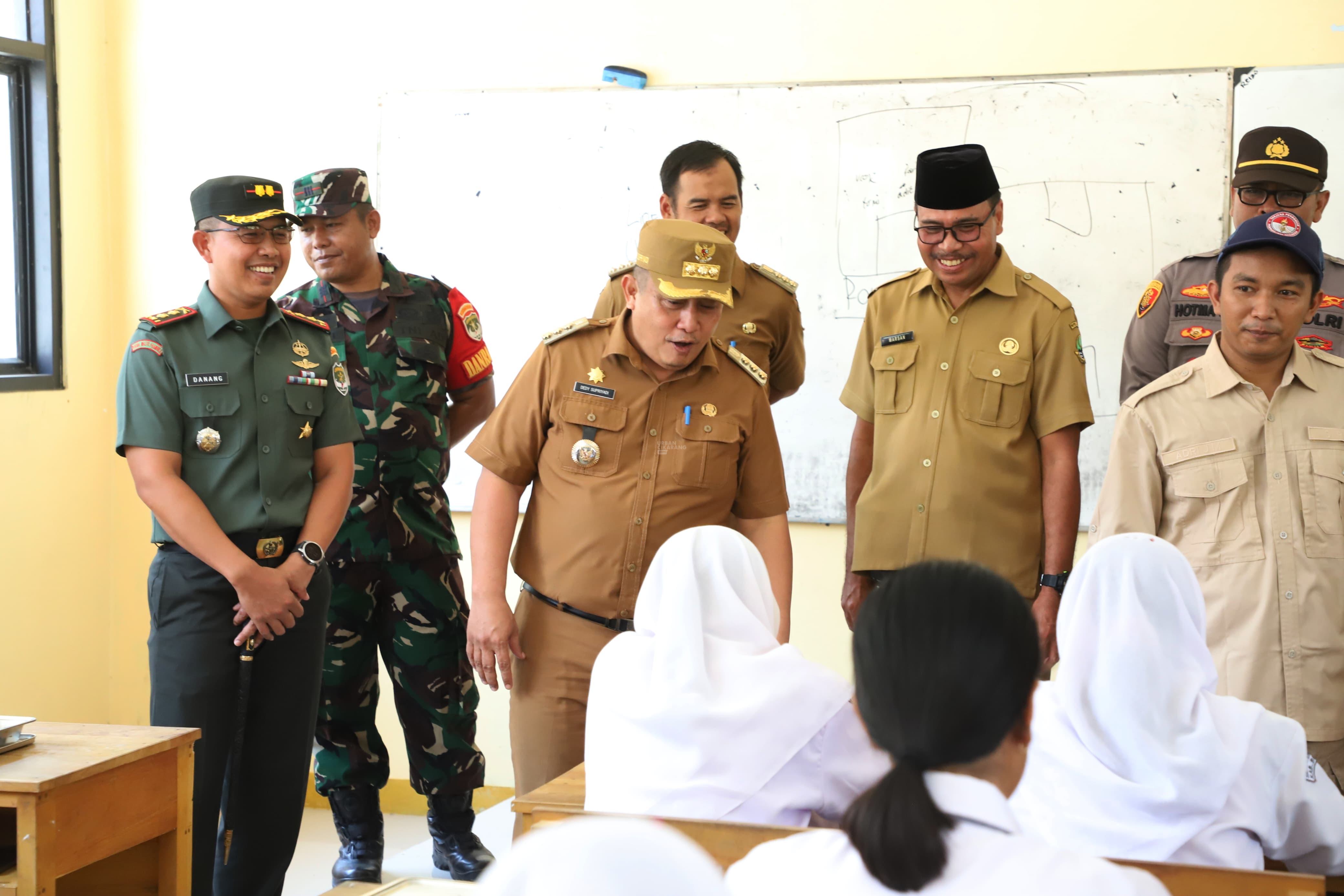 Kabupaten Bekasi Launching Makan Bergizi Gratis (MBG) di Pebayuran