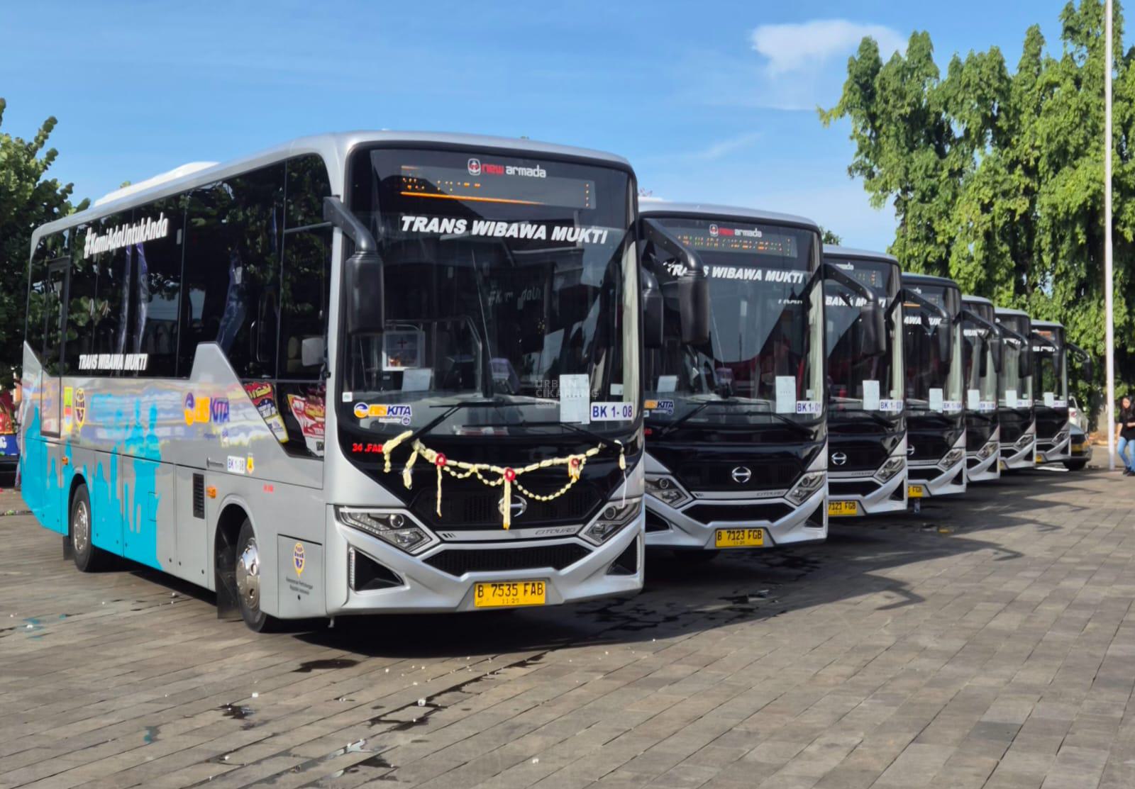 Bus Trans Wibawa Mukti Resmi Mengaspal di Kabupaten Bekasi